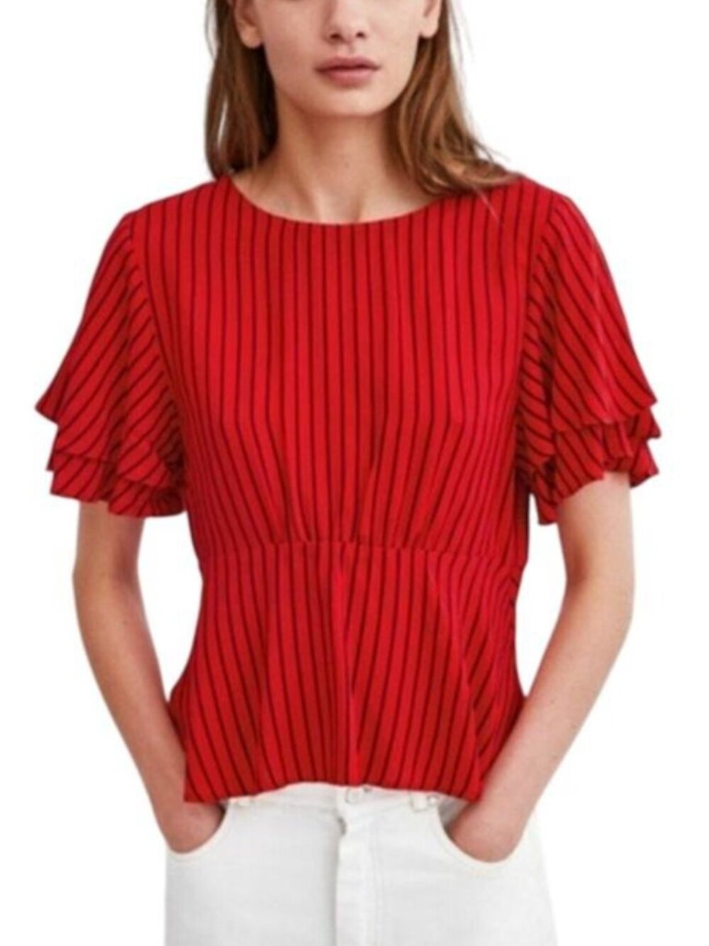 Red Blouse For Women Like New
